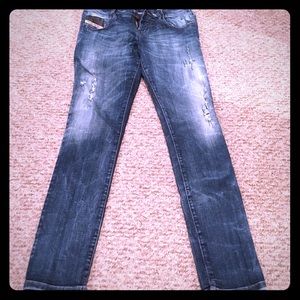 Diesel Grupee super slim skinny low waist